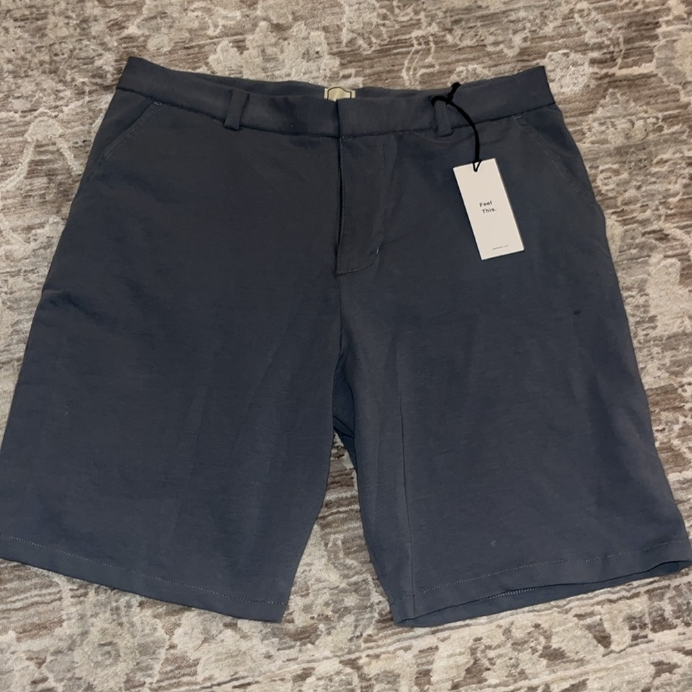 Swet Tailor EveryDay Chino Short in Gray Mens Size 33 every day NWT